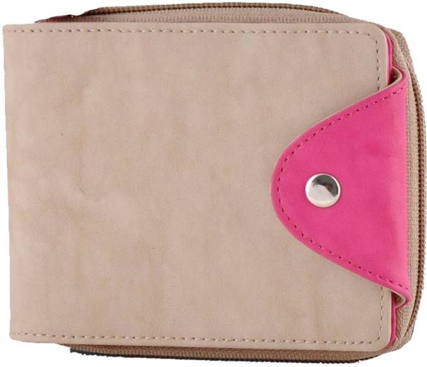Kandel London Women Beige  Pink Artificial Leather Wallet